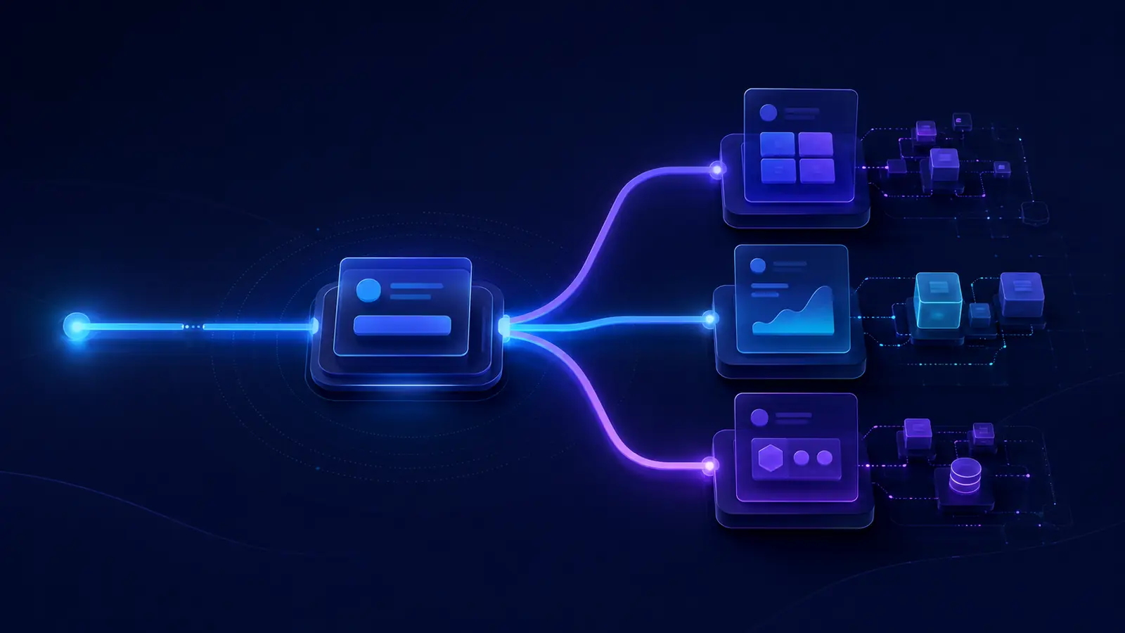 A focused product roadmap expanding into a deliberate modular software system
